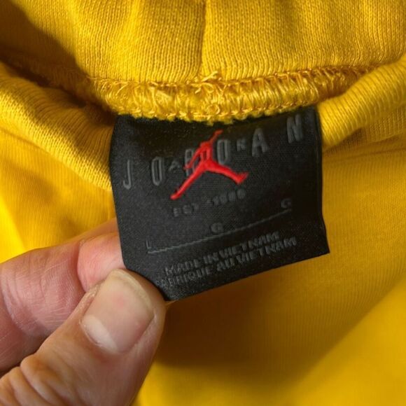 New Nike Air Jordan Jumpman Gold Joggers Sweatpants Men’s Size Large Nwt - Picture 4 of 9